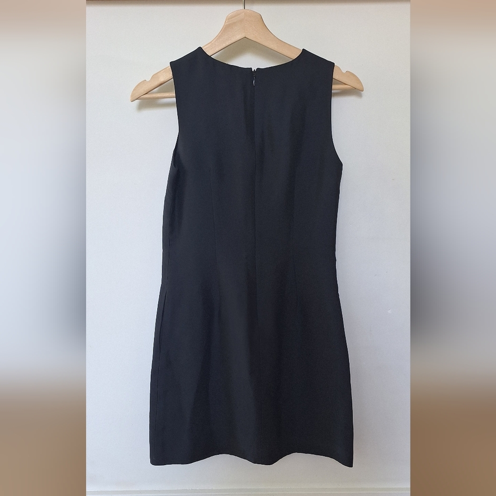 Banana Republic Silk Black Mini Dress - Picture 2 of 4